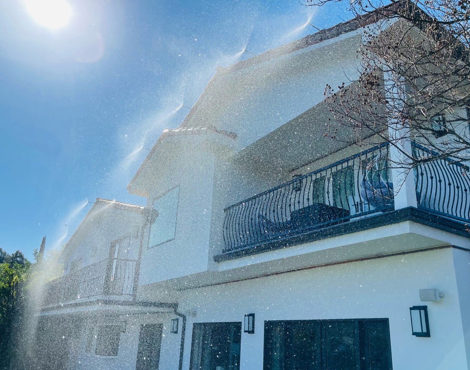 Plate 3 — The property those zones sit on. Which side of this house gets the water is a decision, not a fixed rotation.